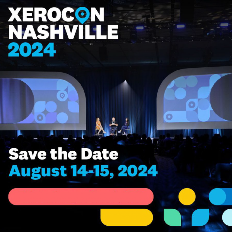 Graphic promoting Xerocon Nashville 2024